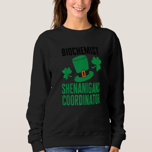 Biochemicus St. Patrick's Dag Kolder Coördinator Trui (Voorkant)