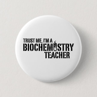 Biochemie leraar ronde button 5,7 cm