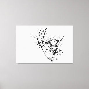 Biochemie van de winter canvas afdruk