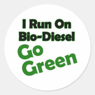 biodiesel ronde sticker