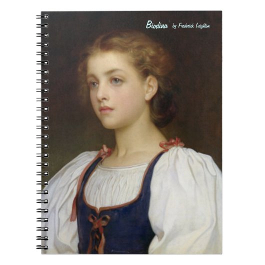 Biodina van Frederick Leighton notebook Notitieboek (Voorkant)