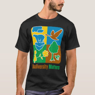 Biodiversiteit Dieren Planten Klimaat Wildlife Adv T-shirt
