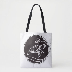 Biodiversiteit, oceaanhabitats en eco Art T-shirt Draagtas