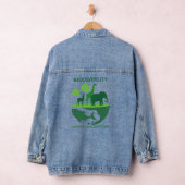 Biodiversity Harmony Grey Denim Jacket (Hangar)