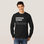 Bioengineer Funny Definition Shirt (Voorkant volledig)
