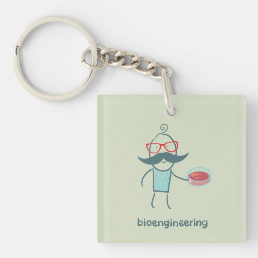 Bioengineering Scientist Sleutelhanger (Voorkant)