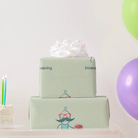 Bioengineering Scientist Wrapping Paper Cadeaupapier