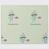 Bioengineering Scientist Wrapping Paper Cadeaupapier (Vlak)