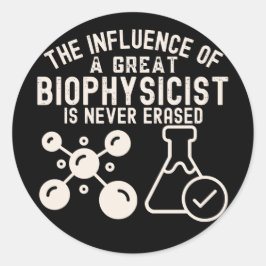 Biofysica Major4, Verjaardag biofysicus Ronde Sticker