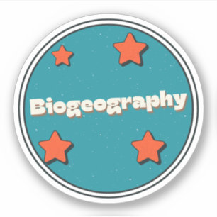 Biogeografie Sticker