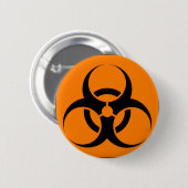 Biogevaar 05 ronde button 5,7 cm (Voorkant /achterkant)