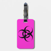 Biogevaar Bagagelabel (Achterkant verticaal)