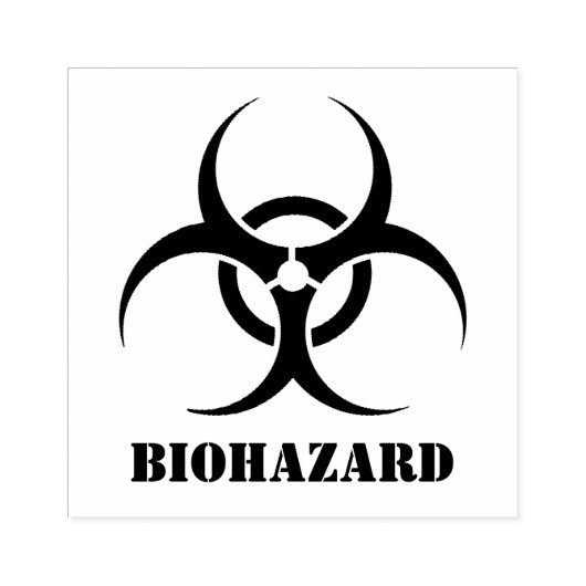 Biogevaar Rubberstempel (Afrduk)