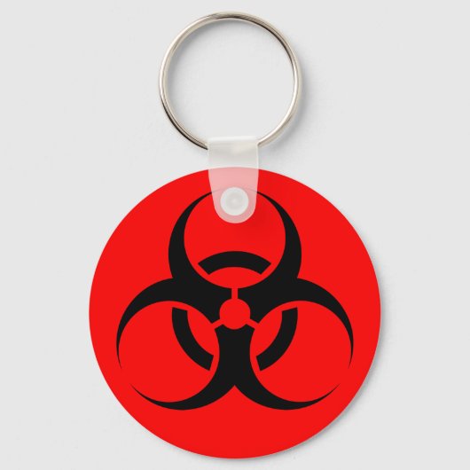 Biogevaar Sleutelhanger (Voorkant)