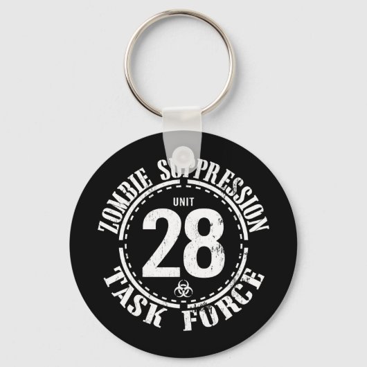 Biogevaar: Zombie-besmettingshaard Sleutelhanger (Voorkant)