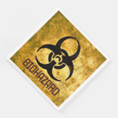 Biogevaarsteken Servet (Hoek)