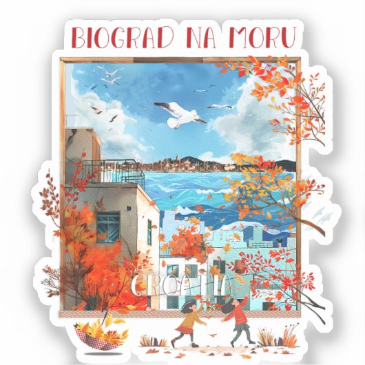 Biograd na moru 2 sticker (Voorkant)