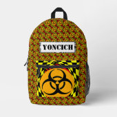 Biohazard Design by Kenneth Yoncich Bedrukte Rugzak (Voorkant)