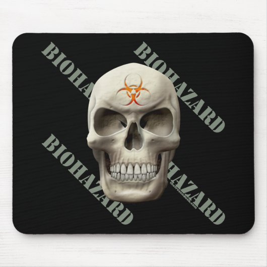 Biohazard Evil Skull Muismat (Voorkant)