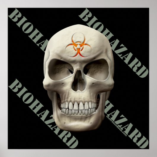 Biohazard Evil Skull Poster (Voorkant)