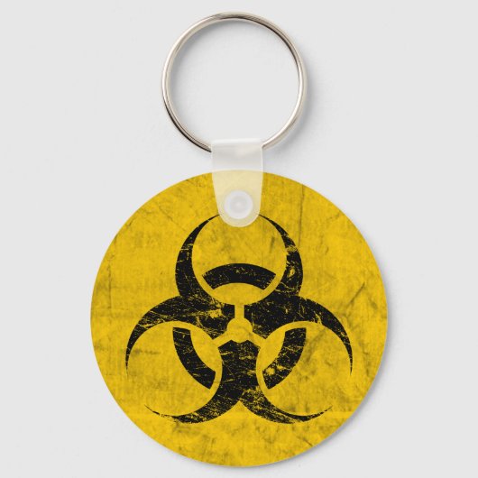 Biohazard Grunge  Sleutelhanger (Voorkant)