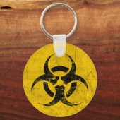 Biohazard Grunge  Sleutelhanger (Voorkant)