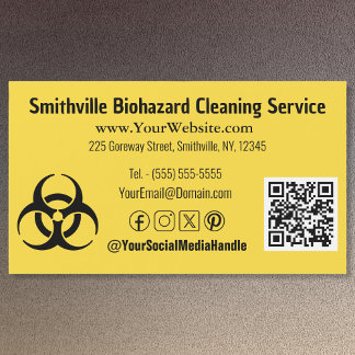 Biohazard Industry - Magnetisch Visitekaartje