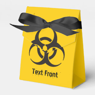 Biohazard pictogram bedankdoosjes