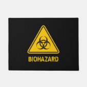 Biohazard pictogram deurmat (Voorkant)