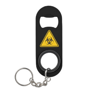 Biohazard pictogram mini flessenopener