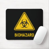 Biohazard pictogram muismat (Met muis)