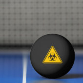 Biohazard pictogram pingpongballen (Net)