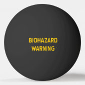 Biohazard pictogram pingpongballen (Achterkant)