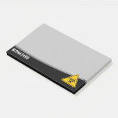 Biohazard pictogram post-it® notes (Schuin)