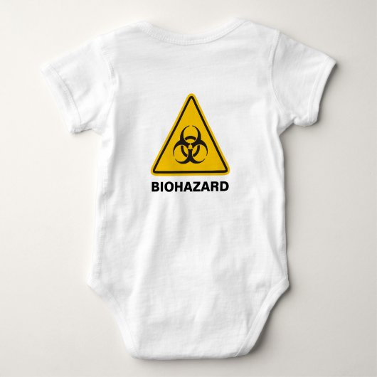 Biohazard pictogram romper (Achterkant)