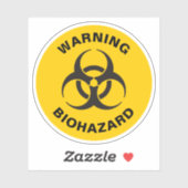 Biohazard pictogram sticker (Vel)
