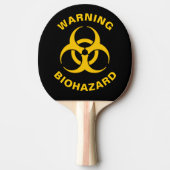 Biohazard pictogram tafeltennisbatje (Voorkant)