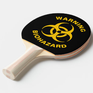 Biohazard pictogram tafeltennisbatje