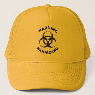 Biohazard pictogram trucker pet