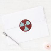 BioHazard Ronde Sticker (Envelop)
