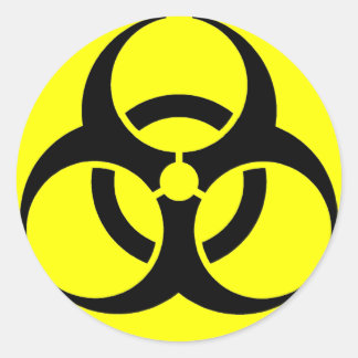 Biohazard! Sticker
