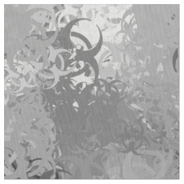 Biohazard Symbol Urban Camo Fabric Stof