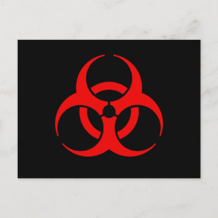 Biohazard Symbool Briefkaart