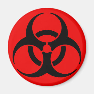 Biohazard Symbool Magneet
