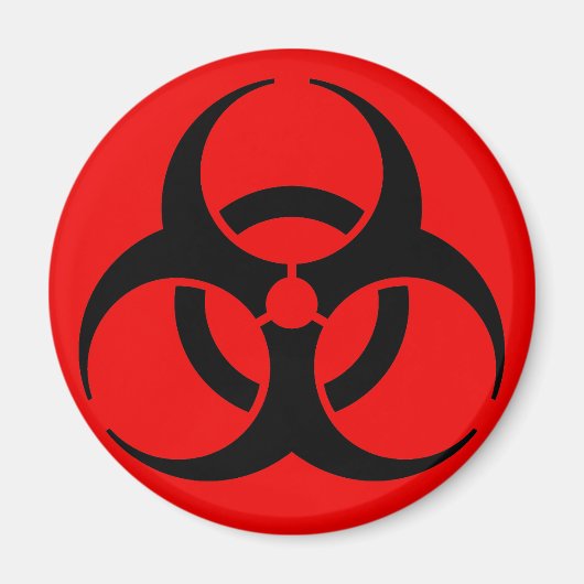 Biohazard Symbool Magneet (Voorkant)