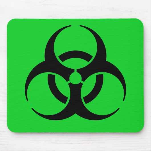 Biohazard Symbool Muismat (Voorkant)