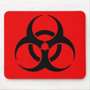 Biohazard Symbool Muismat