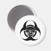 Biohazard Tattoo Skull Magneet (Voorkant / Achterkant)