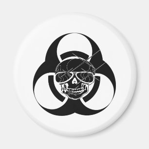 Biohazard Tattoo Skull Magneet