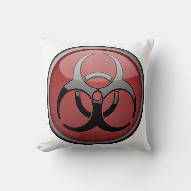 BioHazard Toxic Kussen (Voorkant)